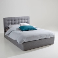 Кровать-ящик Со съемной сеткой Gennie 140 x 190 см серый LA REDOUTE INTERIEURS  фото, kupilegko.ru